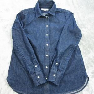 Denim Button-Up Shirt